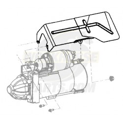 12569625 - Starter & Right Side Knock Sensor Heat Shield